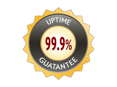 Garantia de tempo de operação do servidor de 99.9%